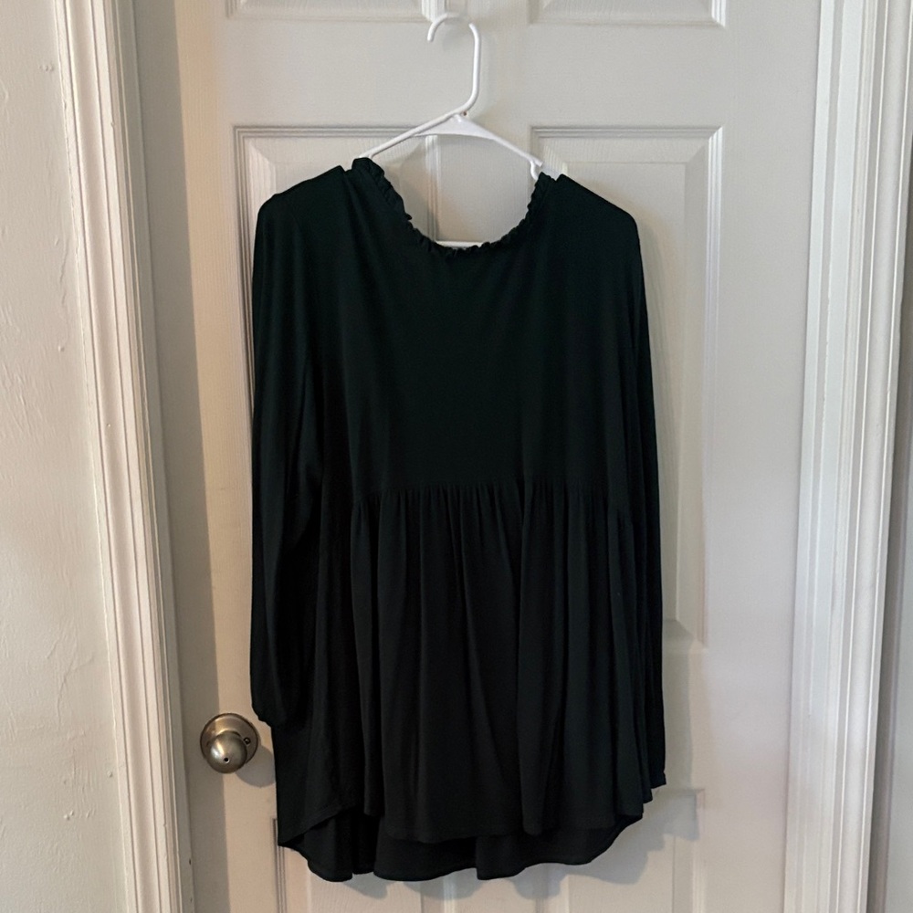 Chic Soul Black Tunic Top